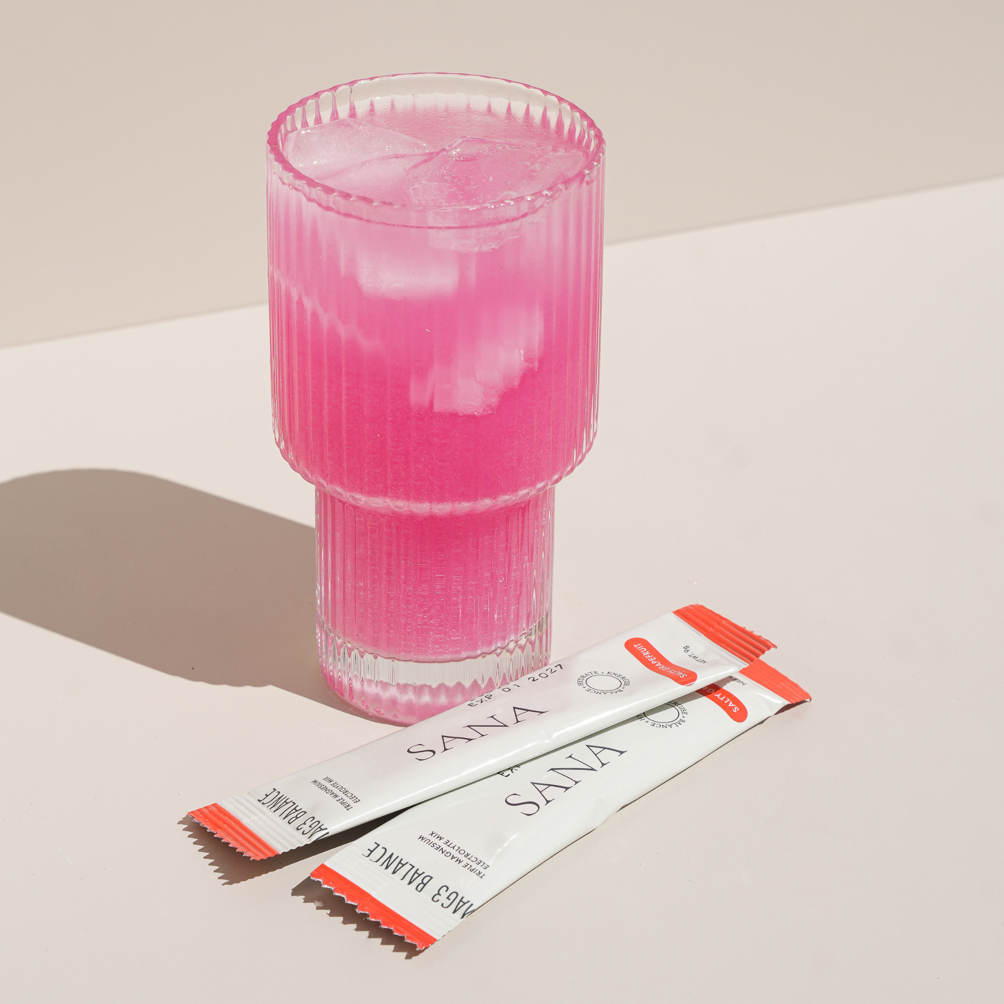 SANRAE (Formerly SANA) Mag3 Balance Triple Magnesium Electrolyte Mix | Salty Grapefruit (30 x 9g sachets)