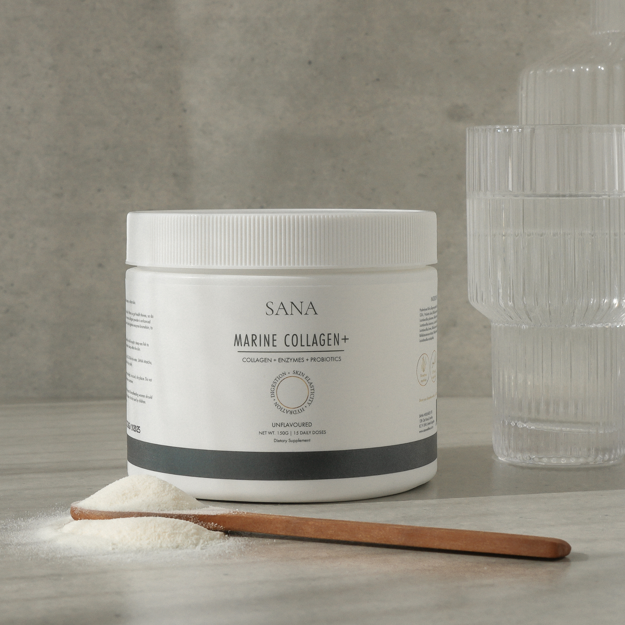 SANRAE (Formerly SANA) Marine Collagen+ with Probiotics & Digestive Enzymes