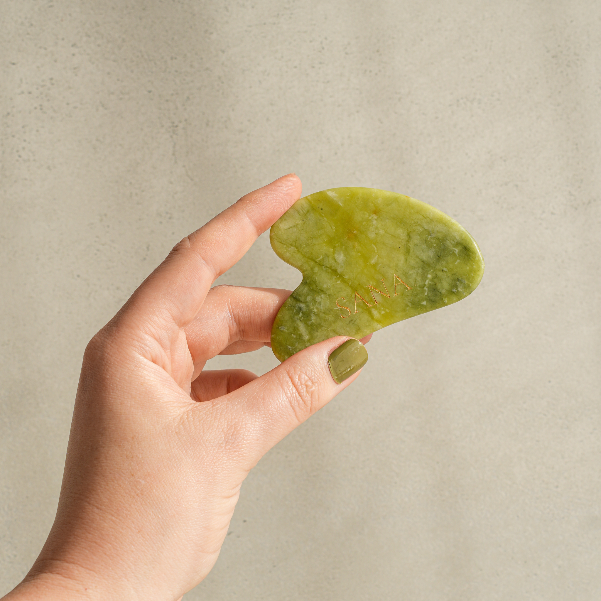 SANRAE Jade Gua Sha Beauty Tool