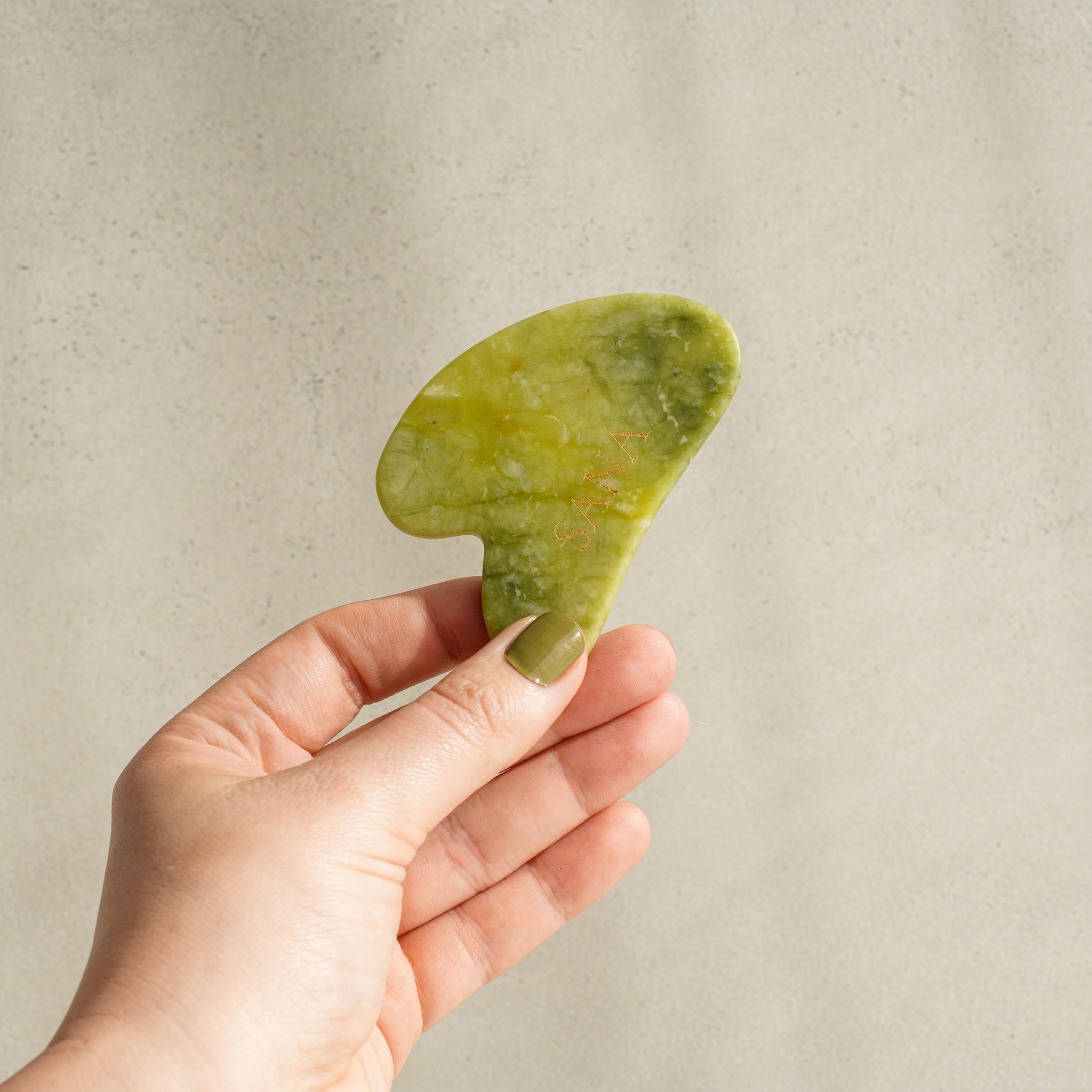 SANRAE Jade Gua Sha Beauty Tool