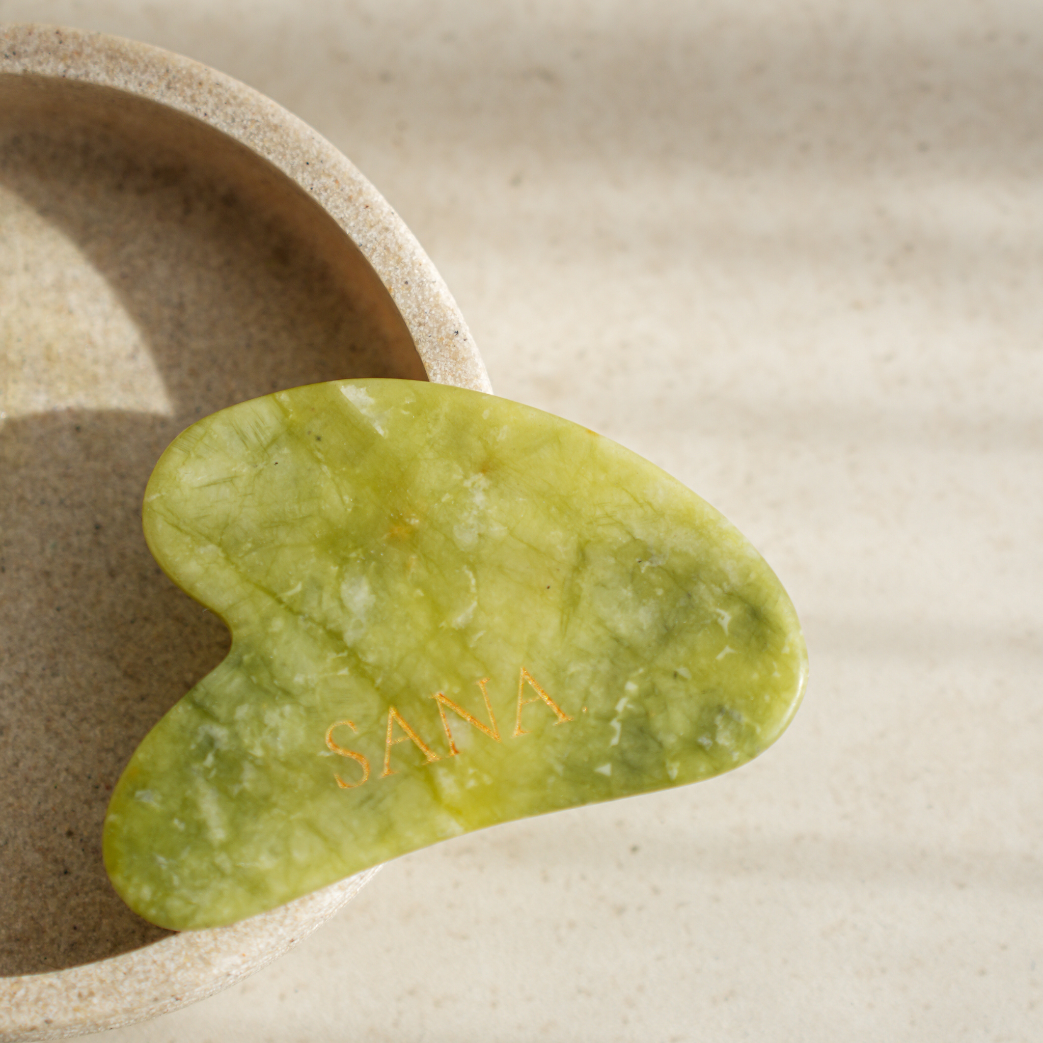 SANRAE Jade Gua Sha Beauty Tool