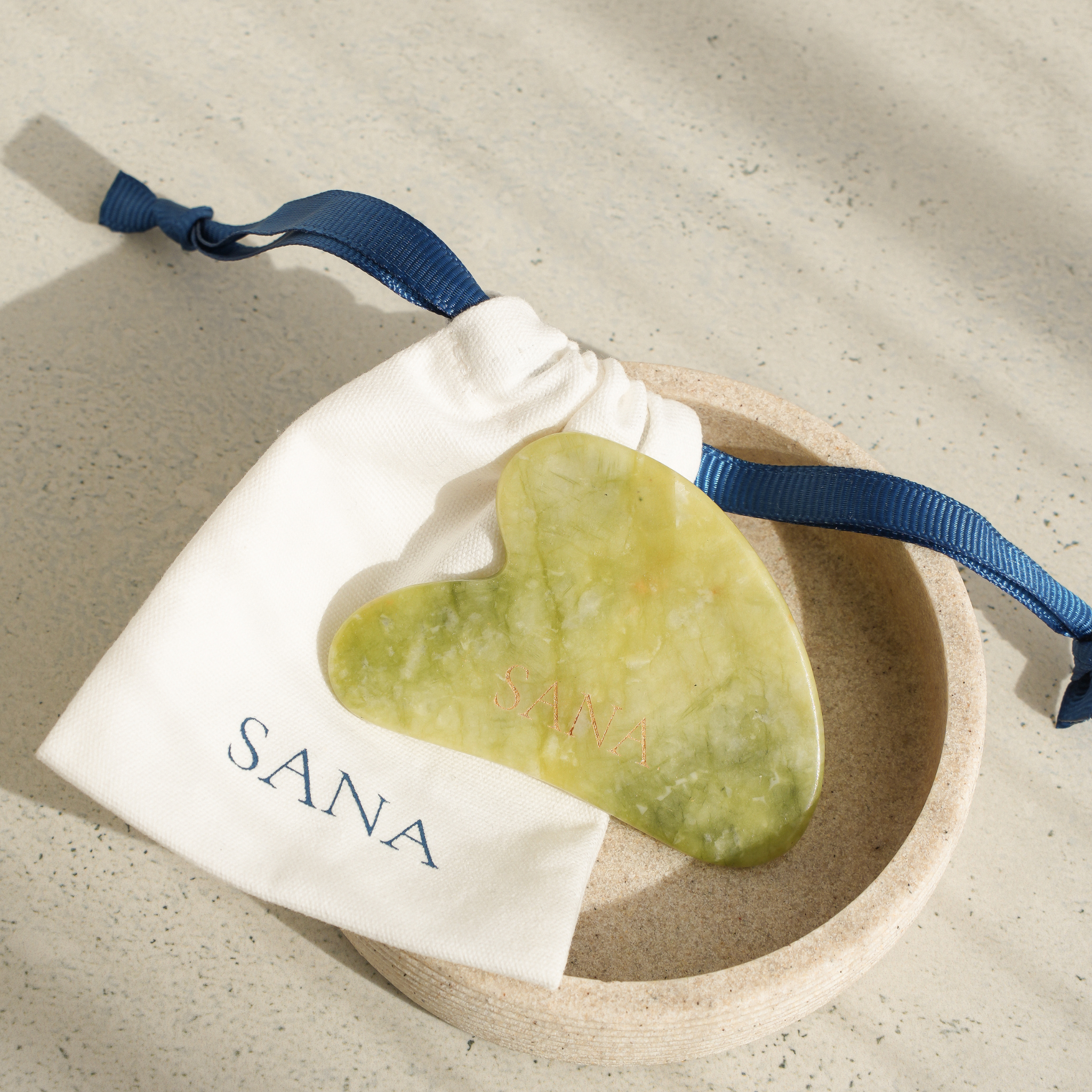 SANRAE Jade Gua Sha Beauty Tool
