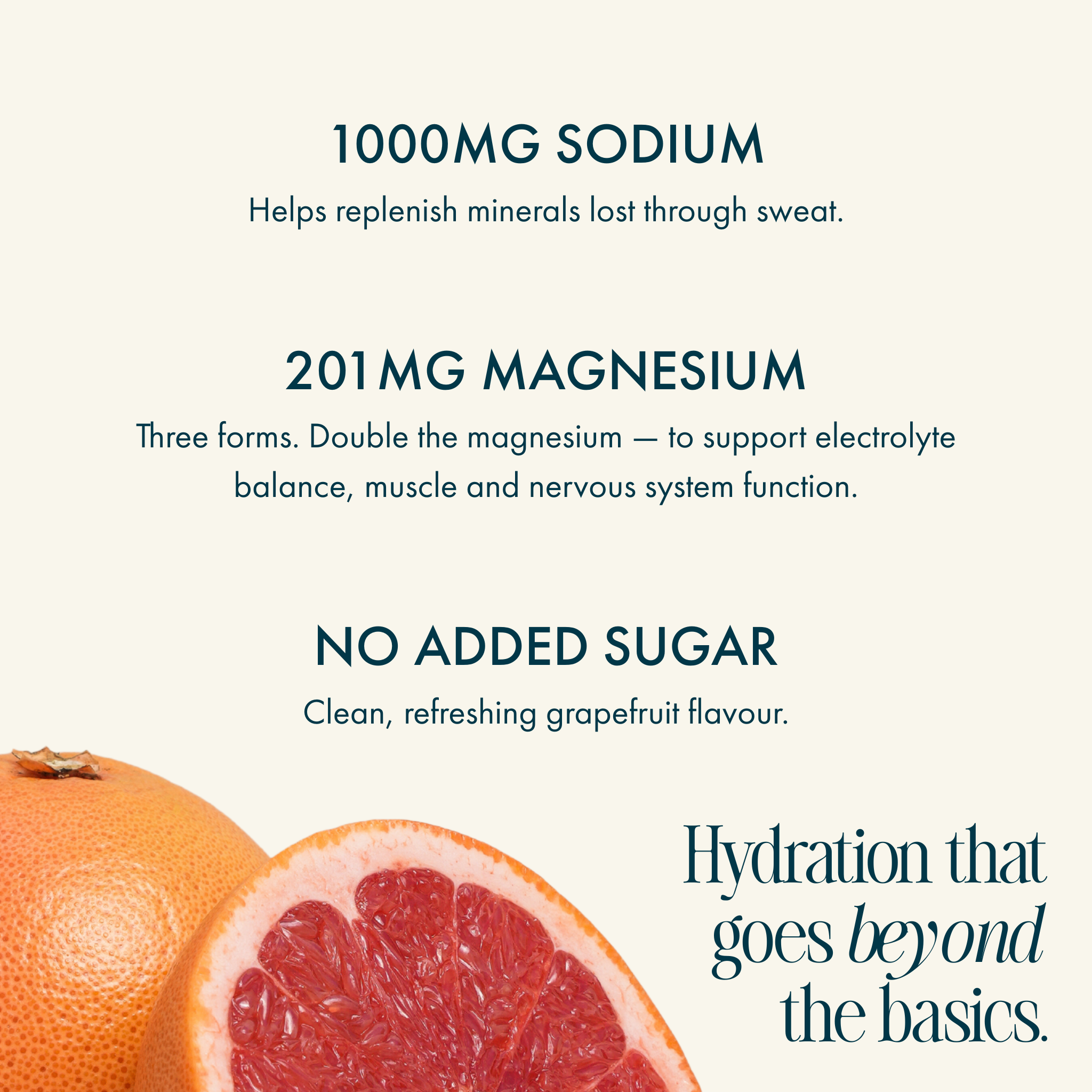 SANRAE Mag3 – Triple Magnesium Electrolytes (Salty Grapefruit)