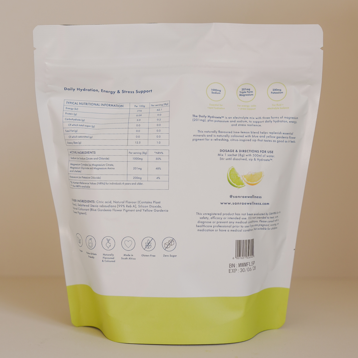 SANRAE™ The Daily Hydraete™ Electrolytes