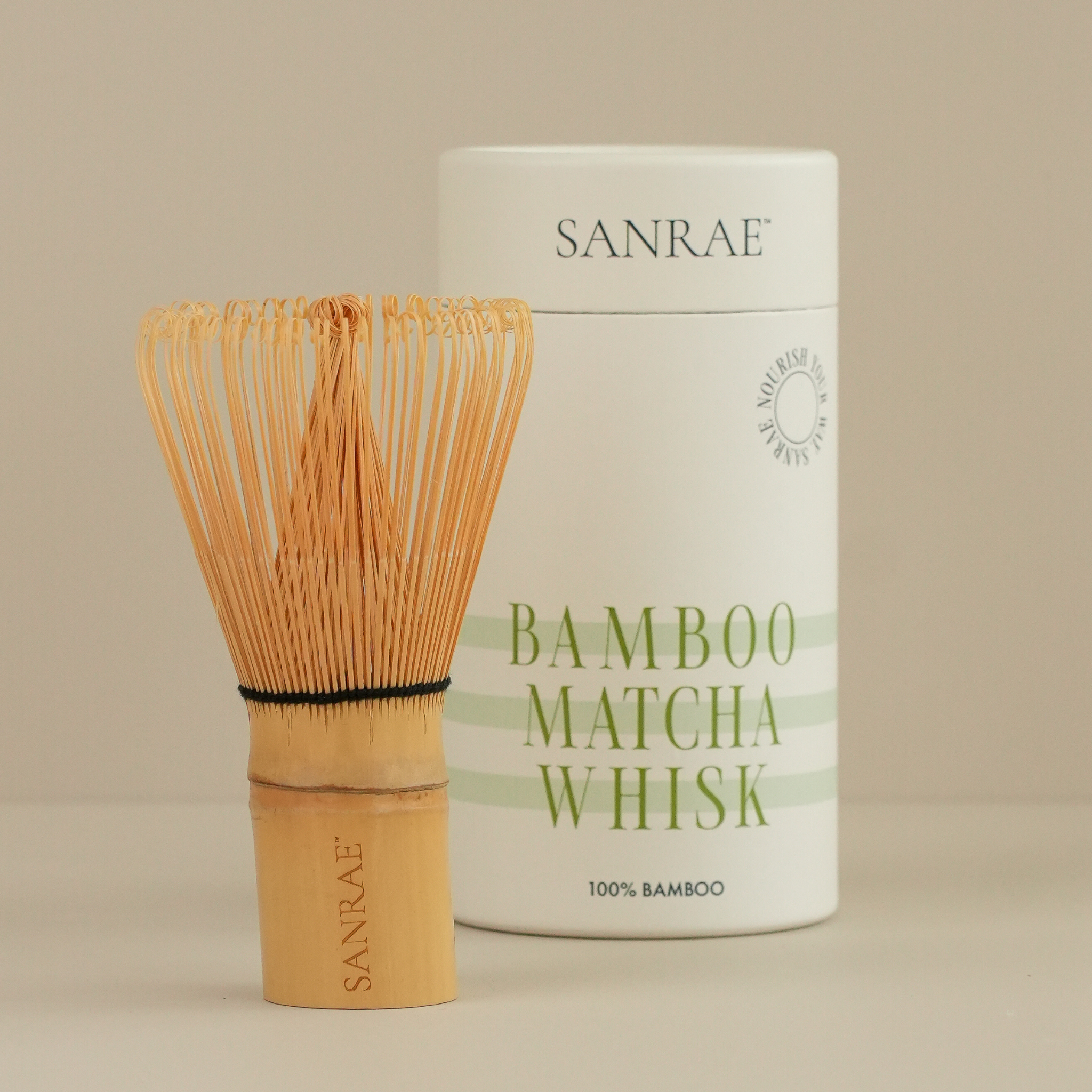 SANRAE Bamboo Matcha Whisk (100 Prong)
