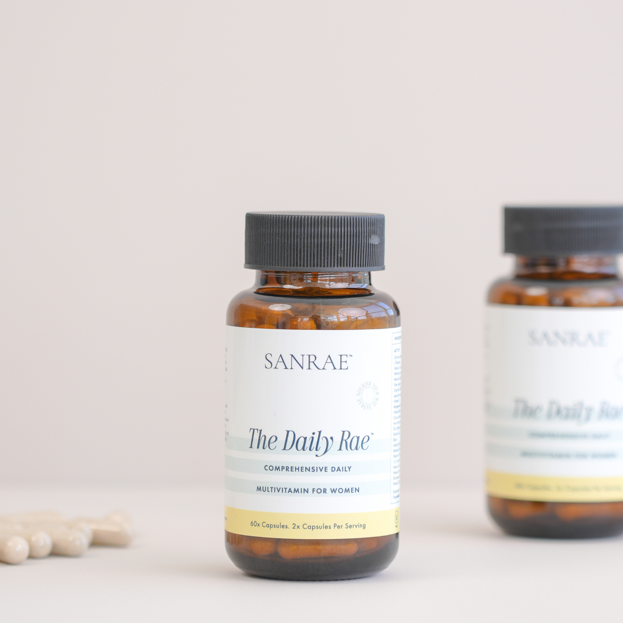 SANRAE The Daily Rae™ - Comprehensive Daily Multivitamin for Women (60 Capsules - 30 Servings)