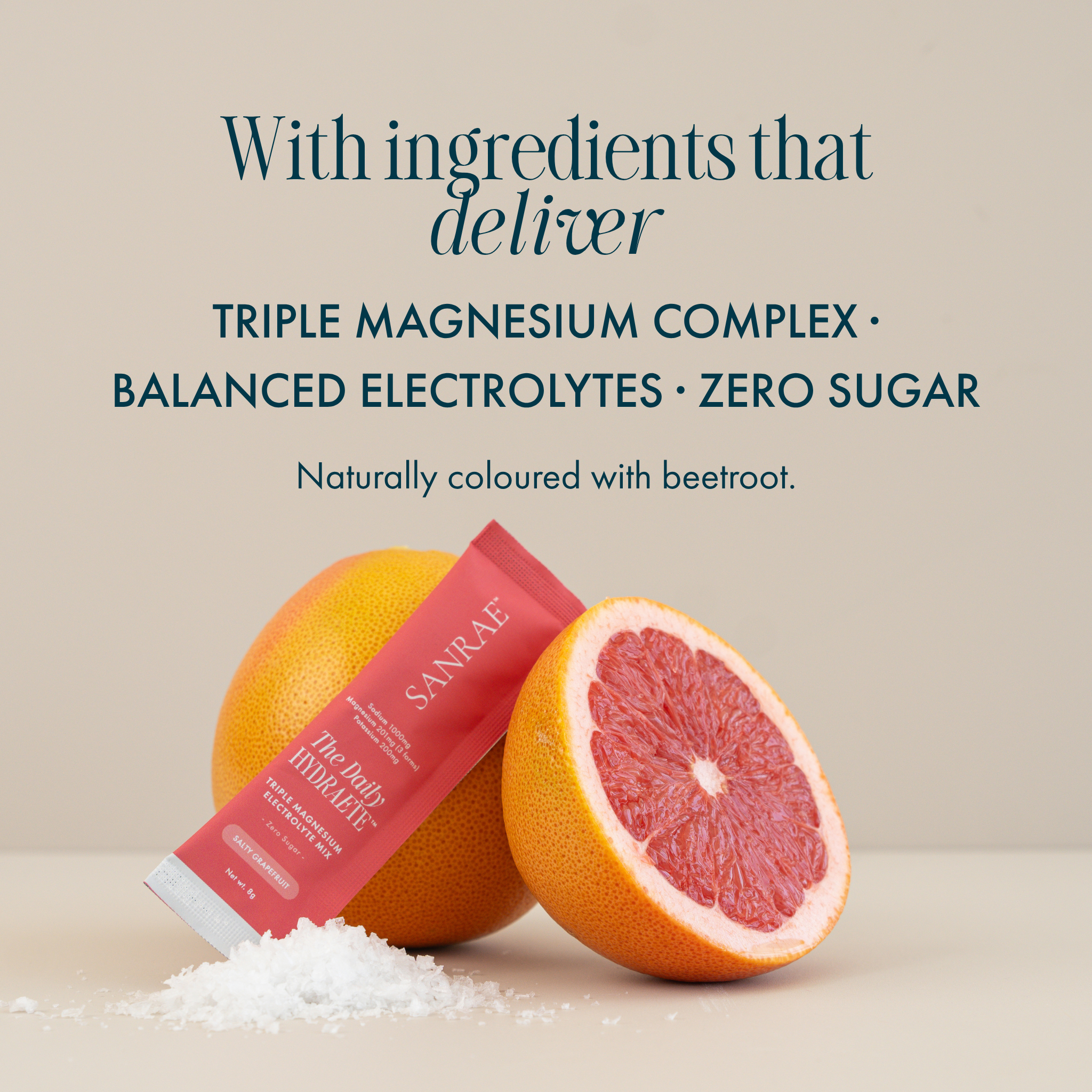 SANRAE™ The Daily Hydraete™ Electrolytes - Salty Grapefruit