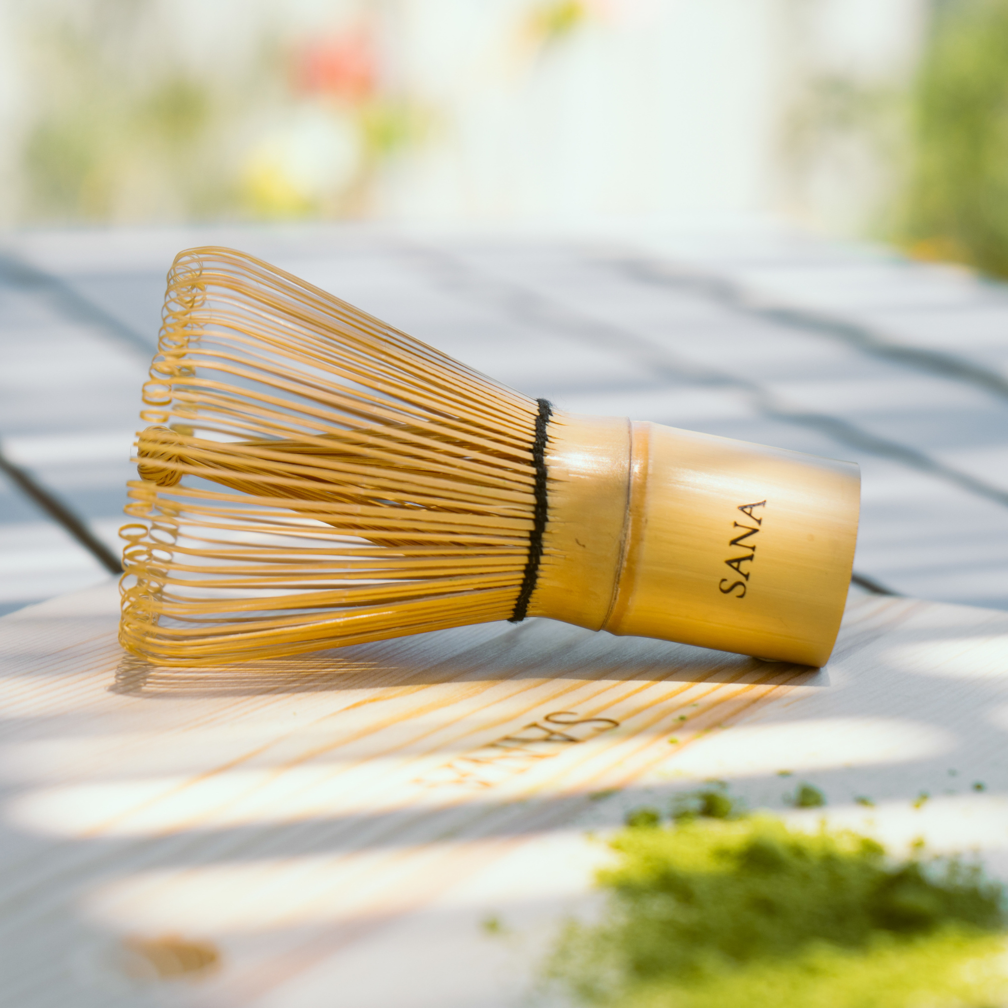 SANA Organic Matcha + Bamboo Matcha Whisk Set